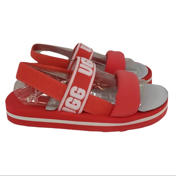 🆕 UGG Zuma Sling Logo Sandals - Picture 4 of 11